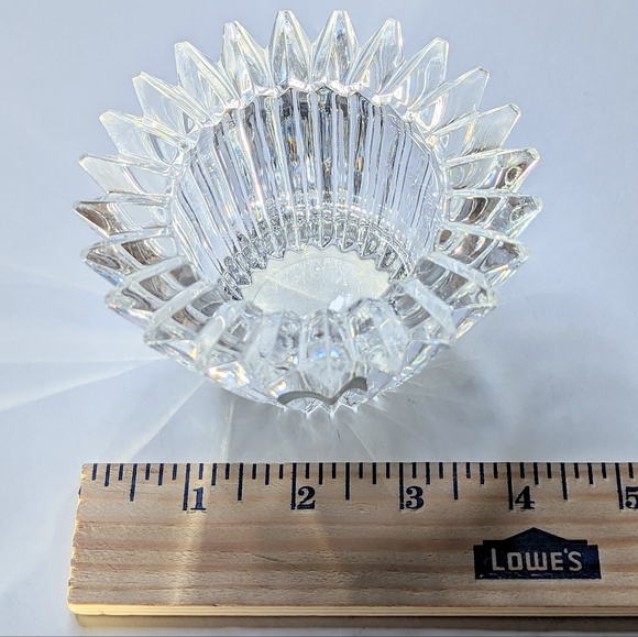 Mikasa Lead Crystal Tea Light Candle Holder Germany Absolutely Stunning Piece - Picture 5 of 11